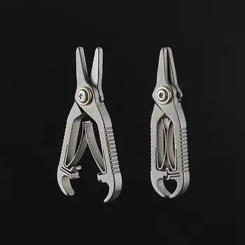 Мини-ножницы для волос в носу из титанового сплава, портативный инструмент для повседневного использования, легкие маленькие ножницы, мужские ножницы для стрижки бровей, инструмент для стрижки волос в носу