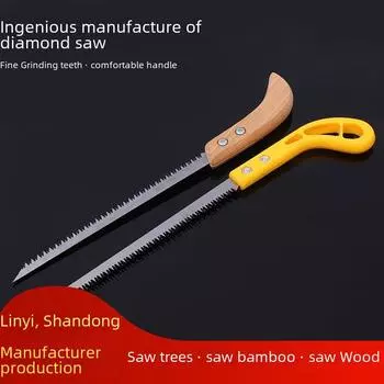 Мини-ножовка с деревянной ручкой и мелкими зубьями — для сада и стеновых панелей