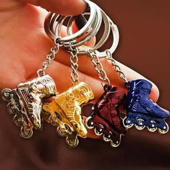 Мини-обувь для катания на роликовых коньках, обувь для ключей, креативный брелок для ключей с подвеской в виде Кубка мира, подарок красный