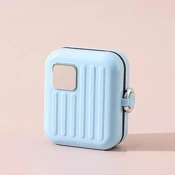 Мини-органайзер для таблеток с силиконовым уплотнением, 7 отделений, контейнер для витаминов, необходимые в путешествии принадлежности