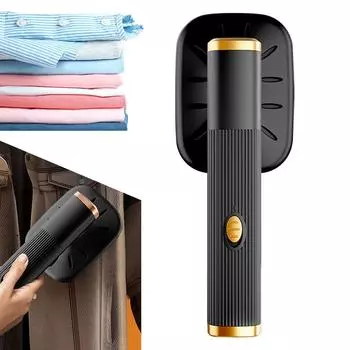 Мини-отпариватель для одежды, портативный паровой утюг с питанием от USB, сушка горячим паром, влажная одежда, гладильная машина для ткани для дома и путешествий чёрный