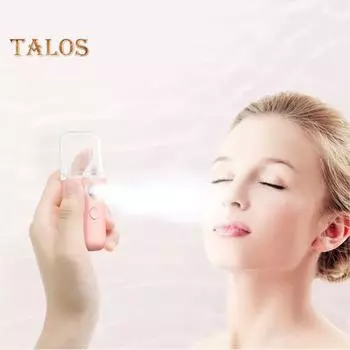 Мини-отпариватель для путешествий, беспроводной, USB, перезаряжаемый, 30 мл, резервуар для воды, ручной отпариватель для одежды, портативное устройство для увлажнения лица для путешествий и дома белый