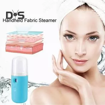 Мини-отпариватель для путешествий, беспроводной, USB, перезаряжаемый, 30 мл, резервуар для воды, ручной отпариватель для одежды, портативное устройство для увлажнения лица для путешествий и дома белый