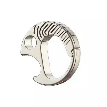 Мини-отвертка для бутылок с золотыми рыбками из титанового сплава, портативная пряжка для брелока, ручной инструмент для открывания напитков без источника питания 1