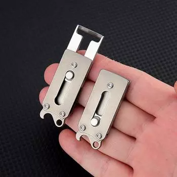 Мини-овощечистка Yousheng из титанового сплава, открывалка для бутылок, прочный инструмент для путешествий на открытом воздухе, кемпинга, походов, многоцелевой инструмент, портативная овощечистка для фруктов