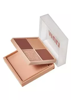 Мини-палетка теней для век Chocolate eyeshadow cheek Удобная для естественного ежедневного использования, универсальная [i m meme/I m Mimi] 2-в-1 Multi-Cube (Глубокий мусс) | 4-цветный и 1-цветный