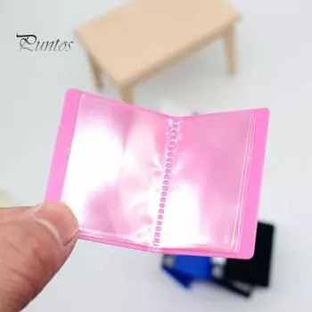 Мини-папка Модель Миниатюрные файлы Папка Моделирование Папка Реквизит Ролевые игры Игрушка для миниатюрного дома Кабинет Декор стола синий