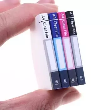 Мини-папка Модель Миниатюрные файлы Папка-регистратор Моделирование Папка Реквизит Ролевые игры Игрушка для миниатюры розы красного