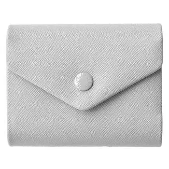 Мини-папка Plapic Thumbnail Gentle Mini Binder с 3 отверстиями, серая, 1 шт.