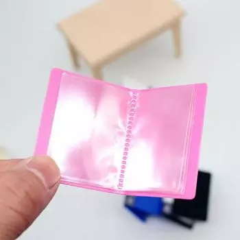 Мини-папка Yousheng, модель миниатюрной папки, папка-регистратор, реквизит для ролевых игр, игрушка для миниатюрного дома, кабинета, стола, декора синий