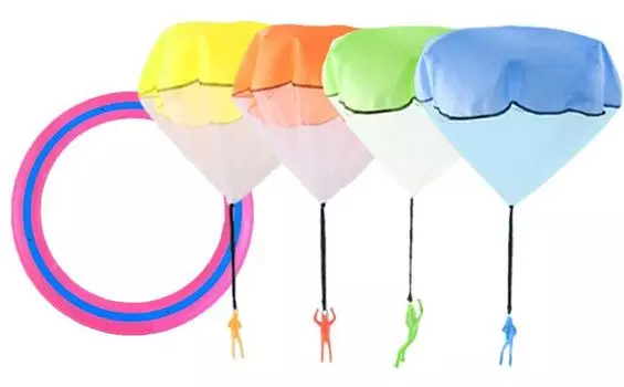 Мини-парашют Fumemo Frisbee, забавная игрушка, летающий диск, парашют в форме пончика, хороший полет, парк на открытом воздухе, дети, взрослые, интересная игра, популярный