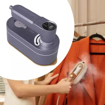 Мини-паровой утюг, электрическая гладильная машина, 1500 Вт, складная ручка, мощный портативный отпариватель для одежды