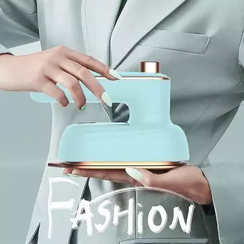 Мини-паровой утюг, портативный влажный и сухой портативный домашний дорожный отпариватель для одежды, горячий отпариватель EU светло-розовый