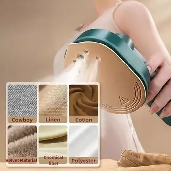 Мини-паровой утюг с вращением на 180 градусов, ручной парогенератор для влажной и сухой глажки, портативный отпариватель для одежды, подвесной утюг для путешествий и дома EU белый