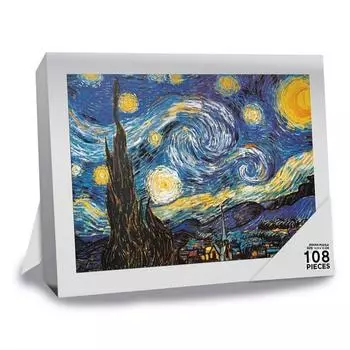 Мини-пазл Alok Starry Night Frame AL108-9, разные цвета, 108 деталей Пазл, Детские игры, Развивающие игрушки