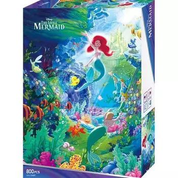 Мини-пазл Русалочка TP08-010, 800 деталей, разные цвета Пазл, Детские игры, Развивающие игрушки