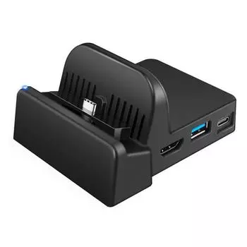 Мини переключатель ТВ Конвертер Игра Стенд Держатель Зарядка Док Док Док станция для Nintendo переключатель Портативный зарядки кронштейн