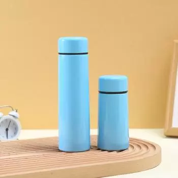 Мини-переносная карманная кружка Yousheng из нержавеющей стали, термокружка с двойными стенками и крышкой, дорожная кружка без содержания бисфенола А для домашнего офиса, спортзала S чёрный