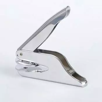 Мини-переносные стальные плоскогубцы для штампа Дизайн свадебных приглашений Тиснение Письмо Бумага Пресс Печать Искусство Ремесла Шитье