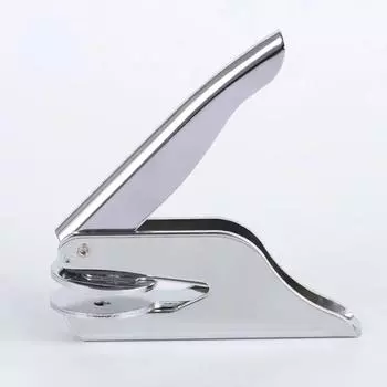 Мини-переносные стальные плоскогубцы для штампа Дизайн свадебных приглашений Тиснение Письмо Бумага Пресс Печать Искусство Ремесла Шитье серебряный