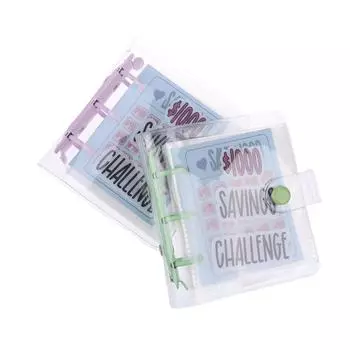 Мини-переплет для сбережений денег 1000 долларов США, переплет для сбережений, книга для хранения бюджета, конверты для сбережений, блокноты белый