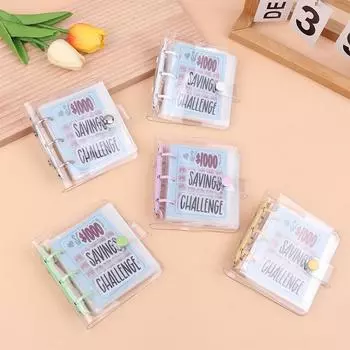 Мини-переплет для сбережений денег 1000 долларов США, переплет для сбережений, книга для хранения бюджета, конверты для сбережений, блокноты белый