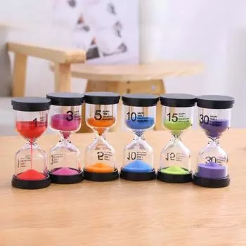 Мини-песочные часы с таймером на 1-60 минут, креативные детские часы для выполнения домашних заданий, таймер для чистки зубов, песочные часы, украшение для дома, песочные часы 1min зелёный