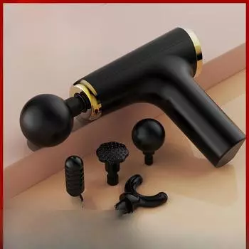 Мини-пистолет для фасции, домашний профессиональный массажный пистолет для мужчин и женщин, портативный интеллектуальный маленький пистолет с шейной мембраной.