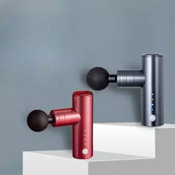 Мини-пистолет из менструального мембранного сплава из алюминиевого сплава, массажный пистолет для релаксации с глубокими вибрациями мышц, портативный пистолет для фитнеса с ударной фасцией