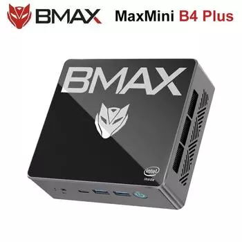 Мини-ПК BMAX B4 Plus ПК с Windows 11 Intel N100 16 ГБ DDR4 512 ГБ SSD 2 * HDMI 1 * Type-C Поддержка 4K @ 60 Гц 750 МГц Intel UHD Graphics