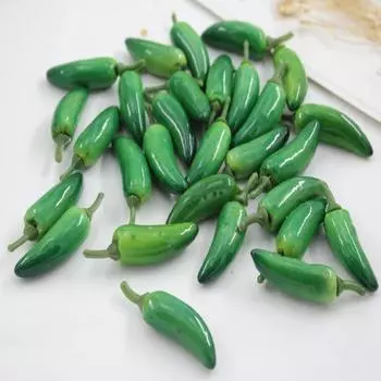 Mini Plastic Plants Simulation Fake Vegetables Artificial Pepper Decoration Simulation Chili