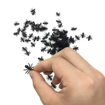 Мини-пластиковая игрушка муравьи игрушка фигурка подарок на день рождения Хэллоуин принадлежности для вечеринки 100pcs