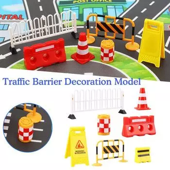 Мини пластиковые дорожные конусы спортивные учебные дорожные заграждения вечеринка дорожные заграждения знаки строительная машина мини N6T3 Road cone-onesize