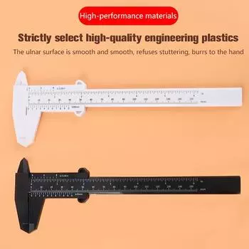 Мини-пластиковые штангенциркули с нониусом, измерительный инструмент для измерения глубины и диаметра отверстия as the picture