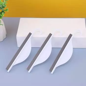 Мини пластиковый держатель для скребка для стеклянного зеркала, инструмент для чистки окон и душа, лезвие для ванной комнаты, скребок для душа, бытовая принадлежность