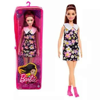 Мини-платье Barbie Fashionista Flower [Кукла-наряд] [Многоразовая виниловая сумка] [От 3 лет] HBV19