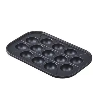 Мини-плита Компактная Для 1-2 человек С крышкой Блюда, приготовленные на пару Тарелка продается отдельно Такояки Глубокая кастрюля Для повседневного использования Домашняя вечеринка Широкий выбор