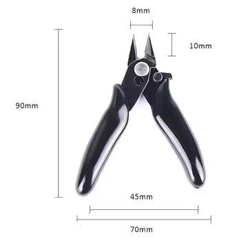 Мини-плоскогубцы с диагональю 3,5 дюйма, кусачки для электронных проводов, ручной инструмент для резки кабеля