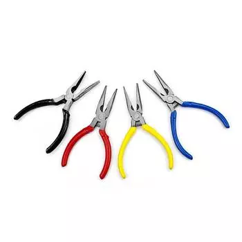 Мини-плоскогубцы с острыми носами для ремонта часов и изготовления ювелирных изделий F098 4.5 inch ordinary vise красный