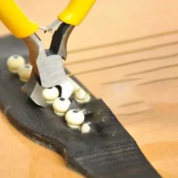 Мини-плоскогубцы высокой твердости из углеродистой стали, круглые иглы с изогнутым носом, плоскогубцы для изготовления ювелирных изделий Round Nose Pliers