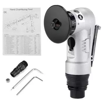Мини-пневматический станок для снятия фаски, 130000 об/мин, ручная машина для снятия фасок с дугой 45 градусов, для обрезки металла silver