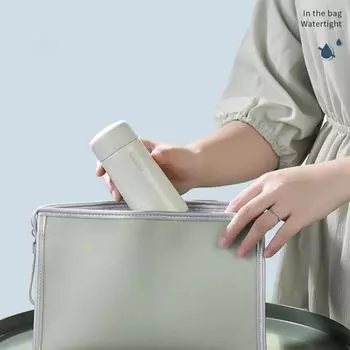 Мини-карманный термос, бутылка для воды, термос с двойными стенками, дорожная чашка для кофе белый