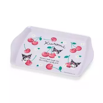 Мини-поднос из меламина Sanrio с разноцветными фруктами Kuromi Kuromi xx 14 см Персонаж 196720 Kuromi-chan 1,5 20,9