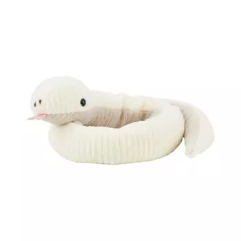 Мини-подушка Ribuhaato Bibatchu Snake Length, мягкая игрушка, накладка на талию, пушистая, жевательная, подарочная (Всего приблизительно. 69см) 27601-06