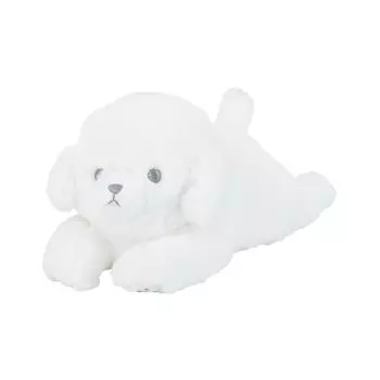 Мини-подушка Ribuhaato Kuttatobiyori Bichon Frize, длина для собаки, пушистый подлокотник, плюшевая игрушка (Всего приблизительно. 30см) 27108-11