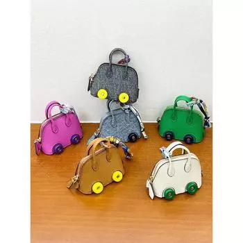 Мини-подвеска в виде ракушки для колес, милый рот, красный конверт, сумка для наушников, аксессуары, новая сумка для боулинга, подвесные аксессуары 9.5x3x9.5cm синий