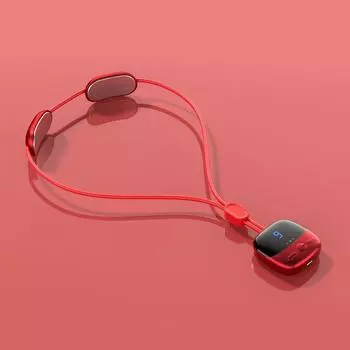 Мини-подвесной массажер для шеи, портативный стимулятор мышц, горячий компресс, импульсный массажер для шеи, перезаряжаемый массажер для шейного отдела позвоночника