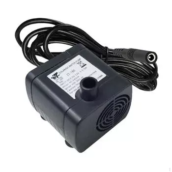 Мини погружной водяной насос для извлечения аквариума портативный тихий фонтан White 12V