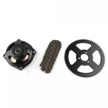 Мини Покет Байк 49cc Приводная Система Цепь T8F и Редуктор 6T Задняя Звездочка