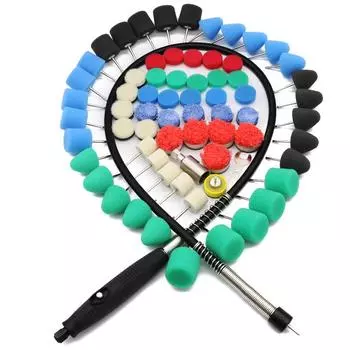 Мини-полировальная подушка для детализации автомобиля, дрель, полировальные колодки, губка, гибкий вал, полировальные колеса, комплект авто 1